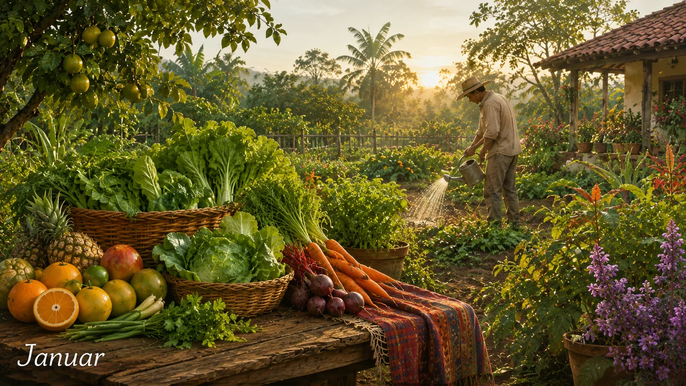 Pflanzkalender Januar Paraguay: saisonaler Garten im subtropischen Klima