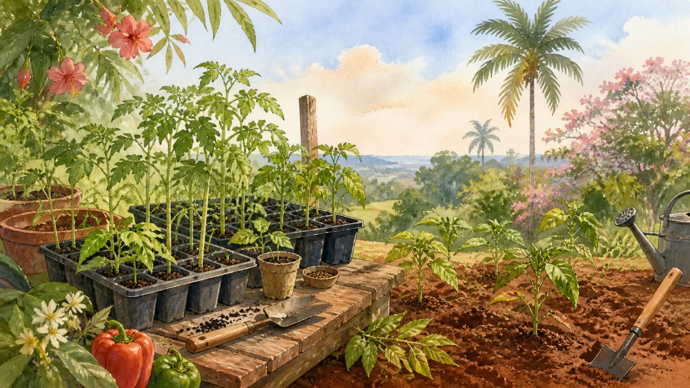 Gartenbild für Juli in Paraguay