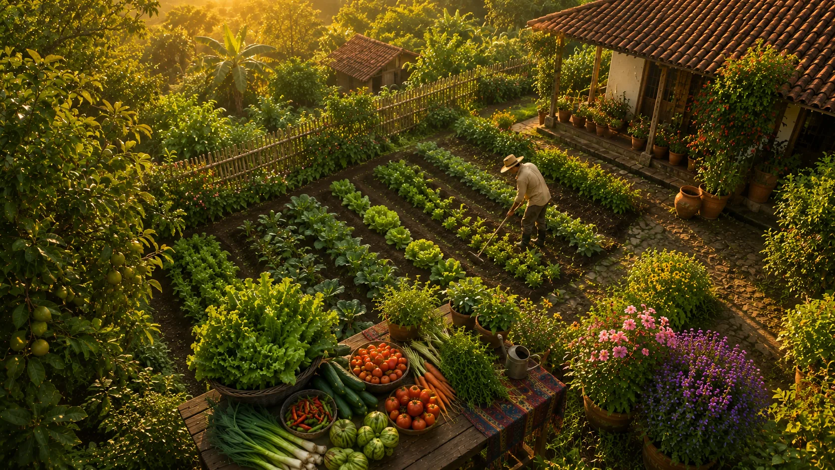Gartenbild für Juni in Paraguay